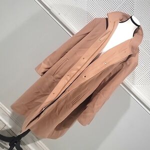 Long wool jacket women   with head scarf   z 3X